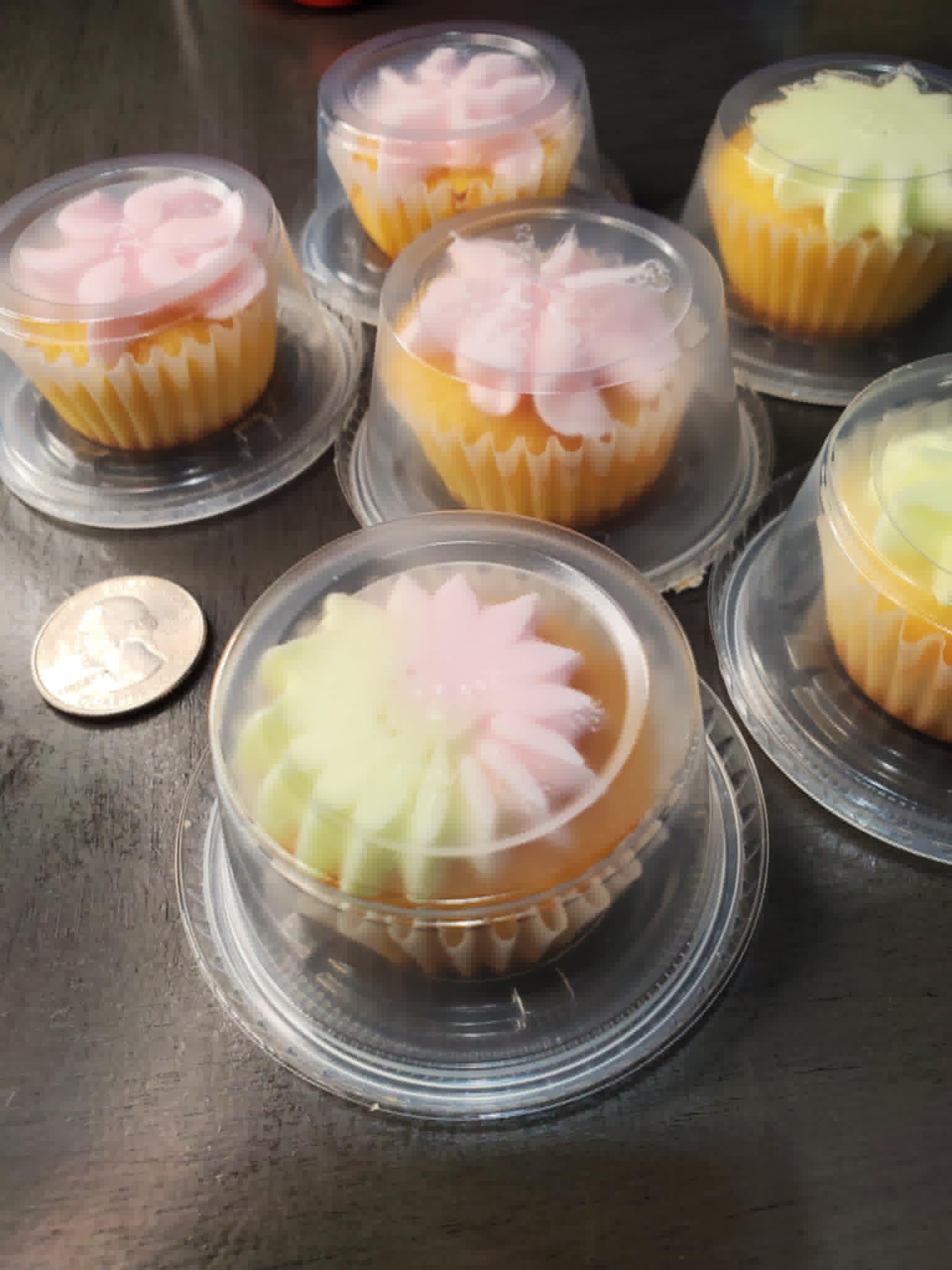 Mini Strawberry Lime cupcakes