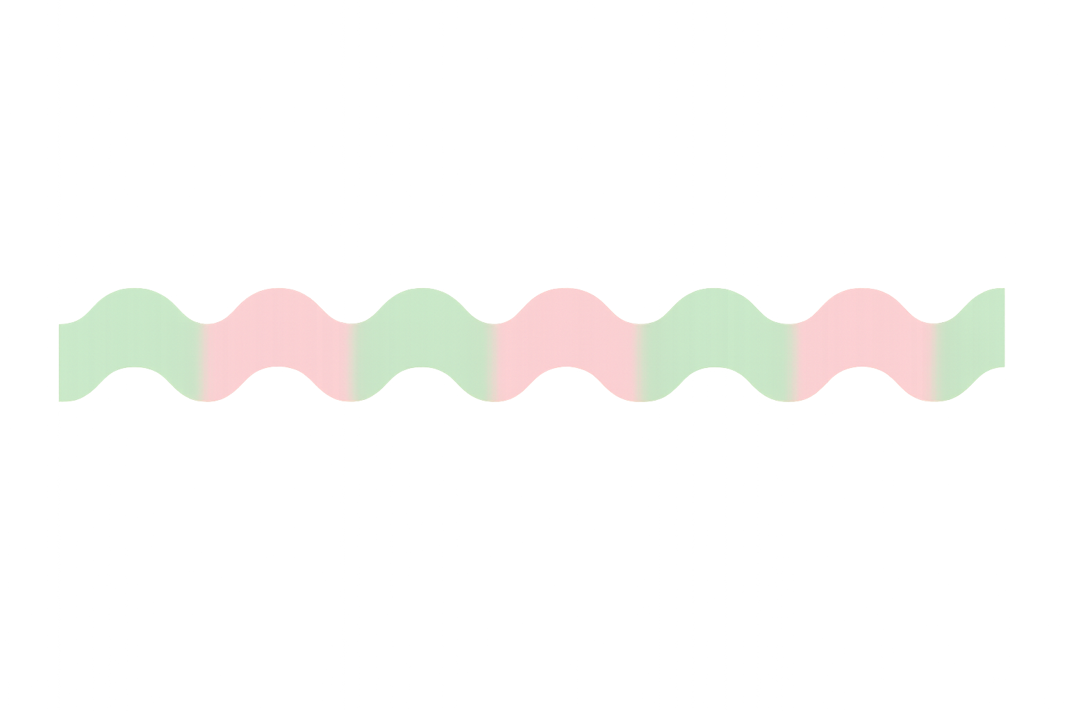 Decorative scalloped divider